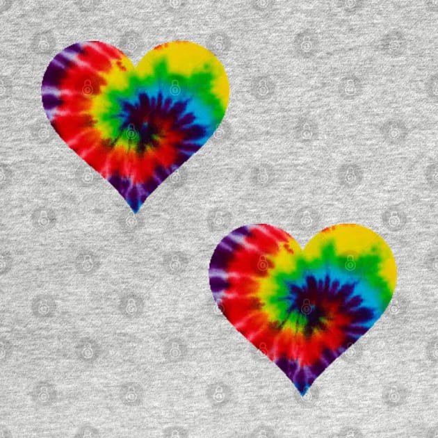 Tie Die Hearts by stickersbyjori